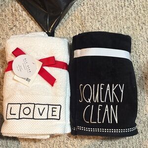 Love and Squeaky Clean Towel Set